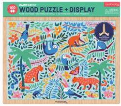 Rainforest Wooden Puzzle & Display Forest Animal Jigsaw Puzzle