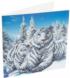 White Tigers Crystal Art Card Kit