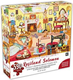 Kittens Visit Betsey's Room by Rosiland Soloman Around the House Jigsaw Puzzle