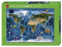 Satellite Map Maps & Geography Jigsaw Puzzle