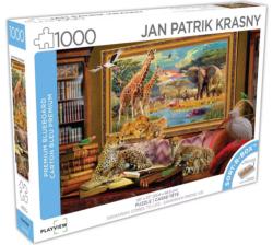 Savannah Comes to Life - Scratch and Dent Jungle Animals Jigsaw Puzzle