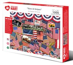 Stars and Stripes by Steve Smith Patriotic Jigsaw Puzzle
