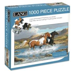 Stream Canter Animals Jigsaw Puzzle