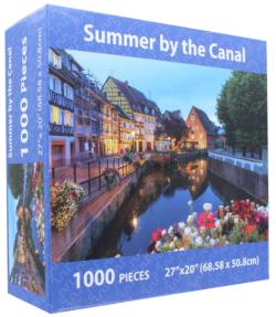 Summer by the Canal Travel Jigsaw Puzzle