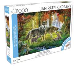 Summer Wolves Wolf Jigsaw Puzzle