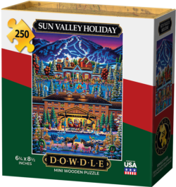 Sun Valley Holiday Mini Puzzle Christmas Jigsaw Puzzle