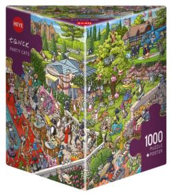 Party Cats, Tanck Humor Jigsaw Puzzle