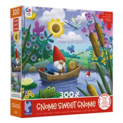 Gone Fishing Oversized Gnomes Puzzle Summer Jigsaw Puzzle