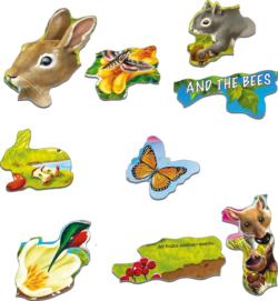 Flowers And Bees Butterflies and Insects Tray Puzzle