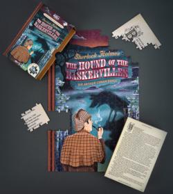 The Hound of the Baskervilles Double Sided Puzzle Nostalgic & Retro Jigsaw Puzzle