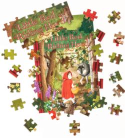 Little Red Riding Hood Double Sided Puzzle Wolf Jigsaw Puzzle