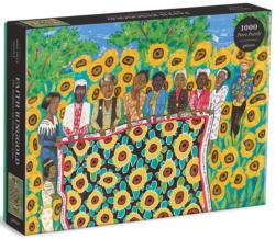 The Sunflower Quilting Bee at Arles Quilting & Crafts Jigsaw Puzzle