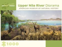 Upper Nile River Diorama Animals Jigsaw Puzzle