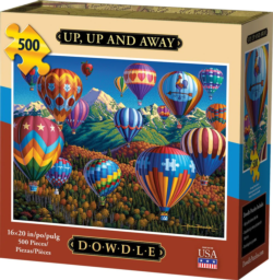 Up, Up and Away Hot Air Balloon Jigsaw Puzzle