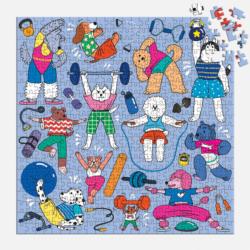 Well-Trained Dogs Dogs Jigsaw Puzzle