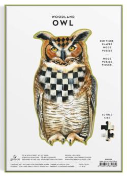Woodland Owl Shaped Wooden Puzzle Animals Shaped Puzzle