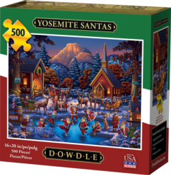 Yosemite Santas Christmas Jigsaw Puzzle