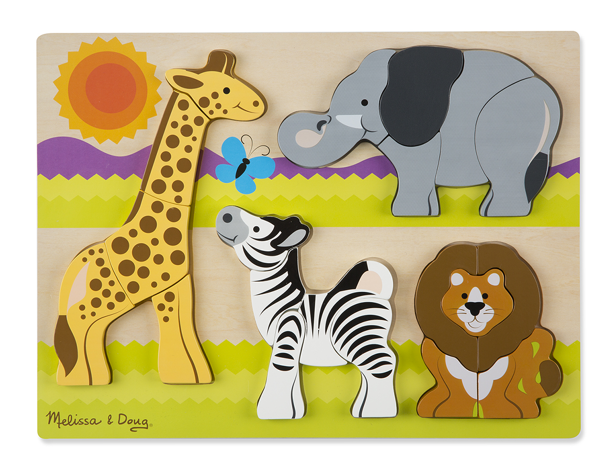 safari 20 pieces melissa and doug puzzle warehouse