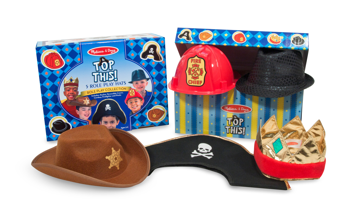 melissa and doug dress up hats