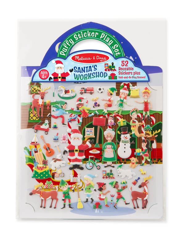 melissa and doug christmas puffy stickers