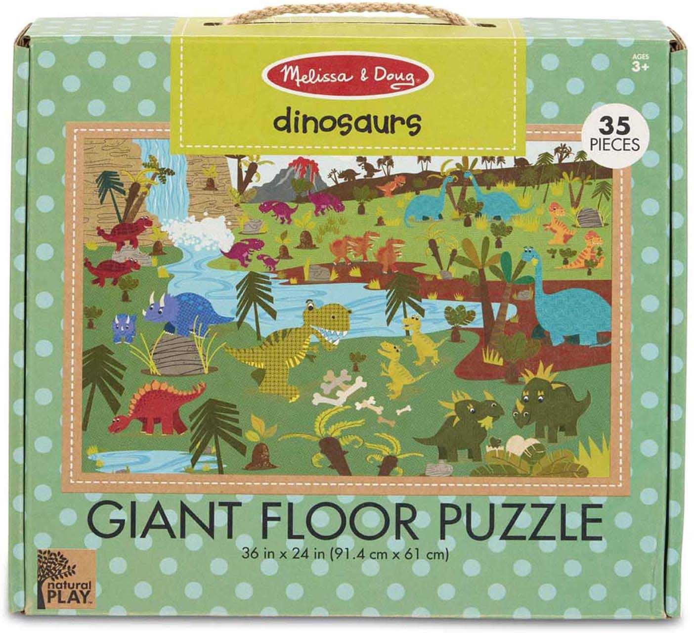 Green Start Giant Floor Puzzle Dinosaurs