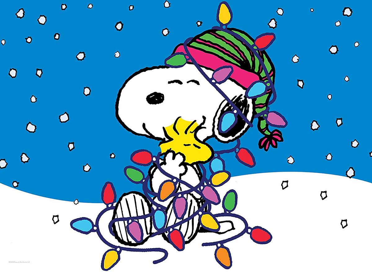Holiday Snoopy Dogs Jigsaw Puzzle