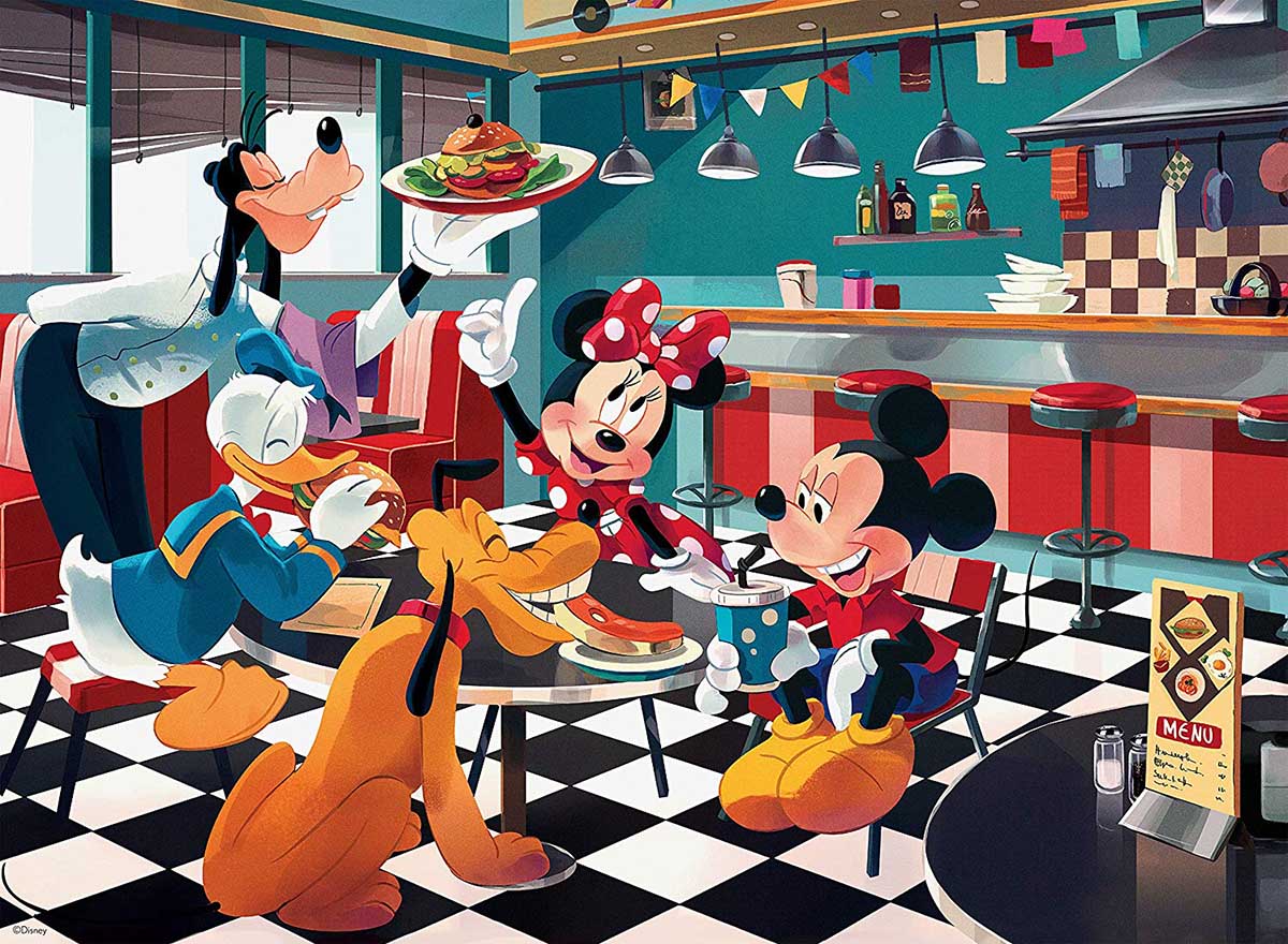 Disney Diner - Scratch and Dent Disney Jigsaw Puzzle