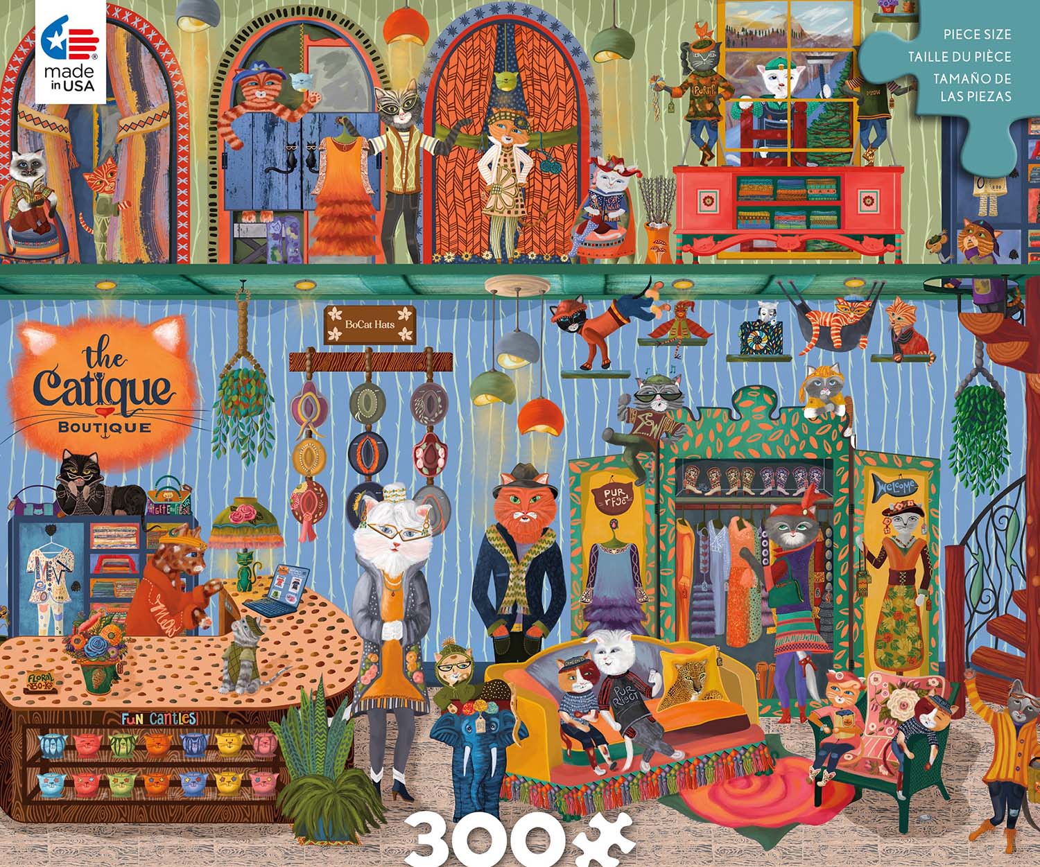The Cat Boutique Cats Jigsaw Puzzle