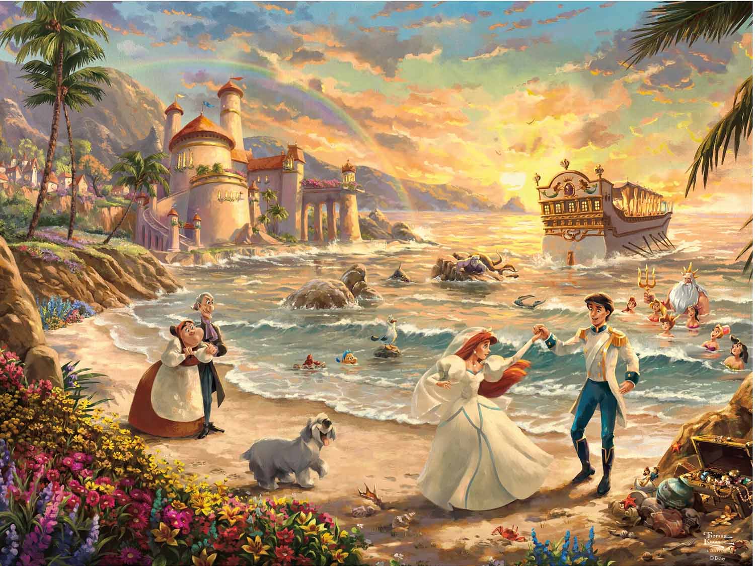 Disney Dreams - The Little Mermaid Celebration of Love Disney Jigsaw Puzzle