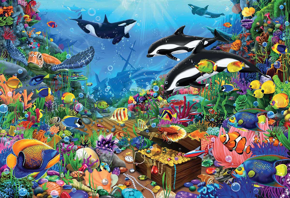 Jewels of the Deep Sea Life Jigsaw Puzzle