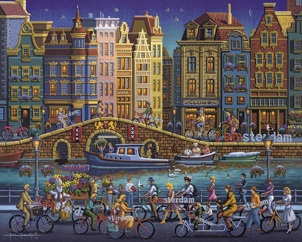 Santa Barbara Downtown - 500 Piece Dowdle Jigsaw Puzzle