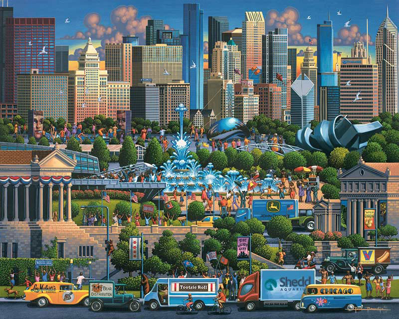 Chicago - Scratch and Dent Travel Jigsaw Puzzle