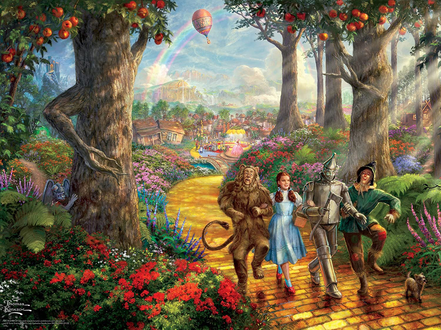Wizard of OZ Vintage Art Print Jigsaw Puzzle for Sale by