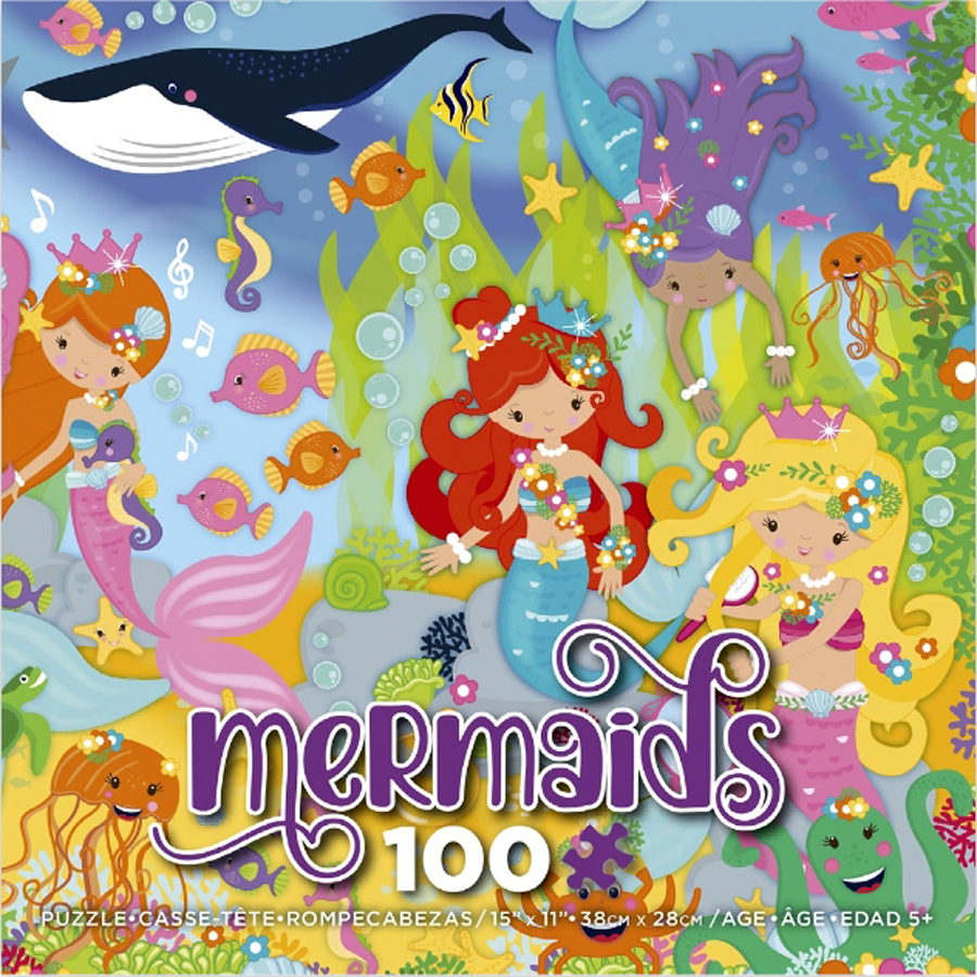 Mermaid Party Mermaid Jigsaw Puzzle