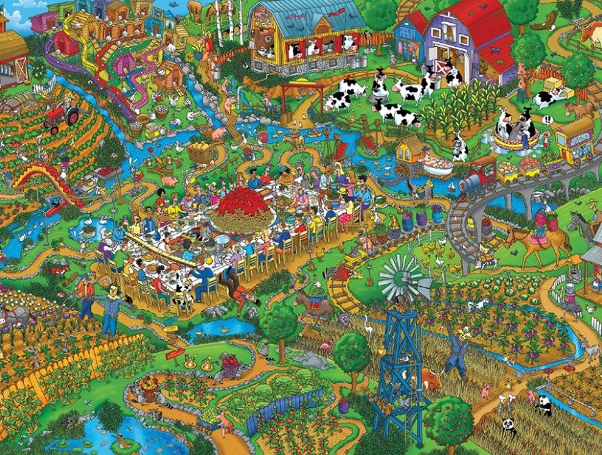 Farm to Table - Scratch and Dent Farm Jigsaw Puzzle
