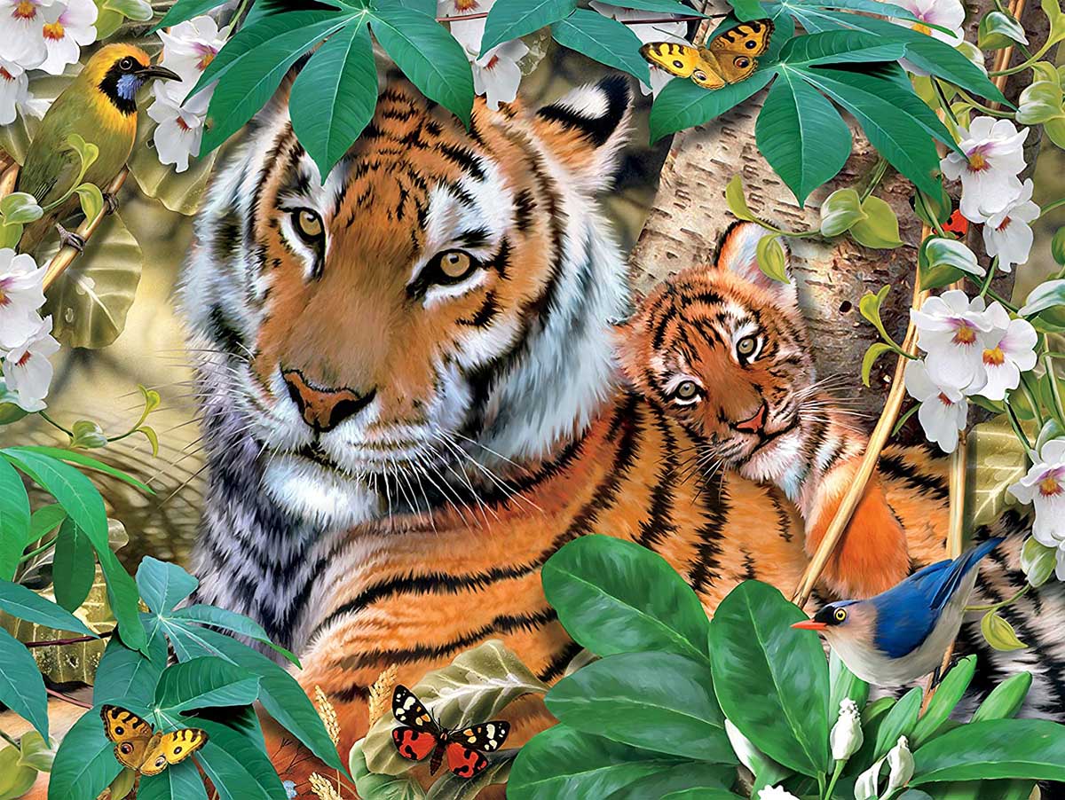Tigers Big Cats Jigsaw Puzzle