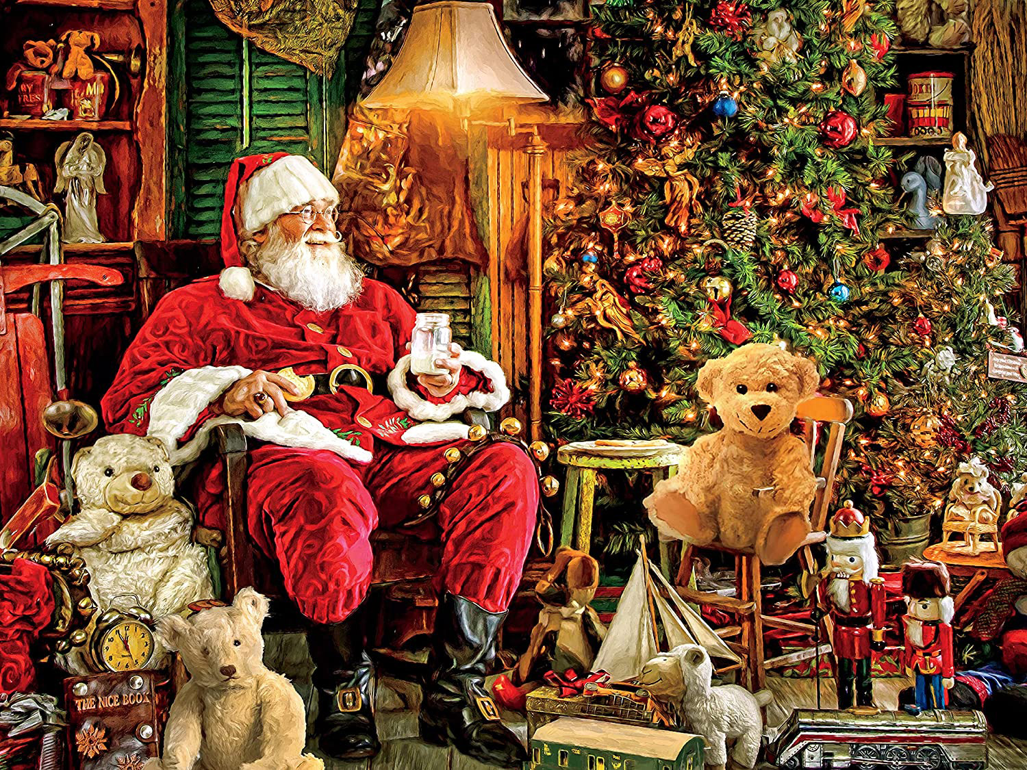 Santa's Magical Toys Winter Jigsaw Puzzle