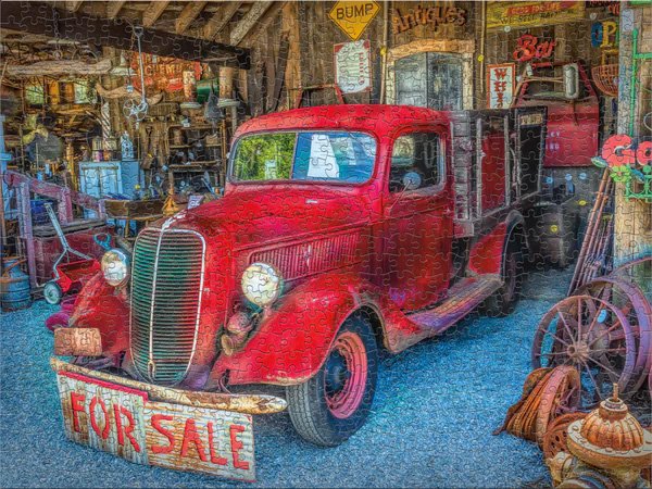 All In Red Vehicles Jigsaw Puzzle