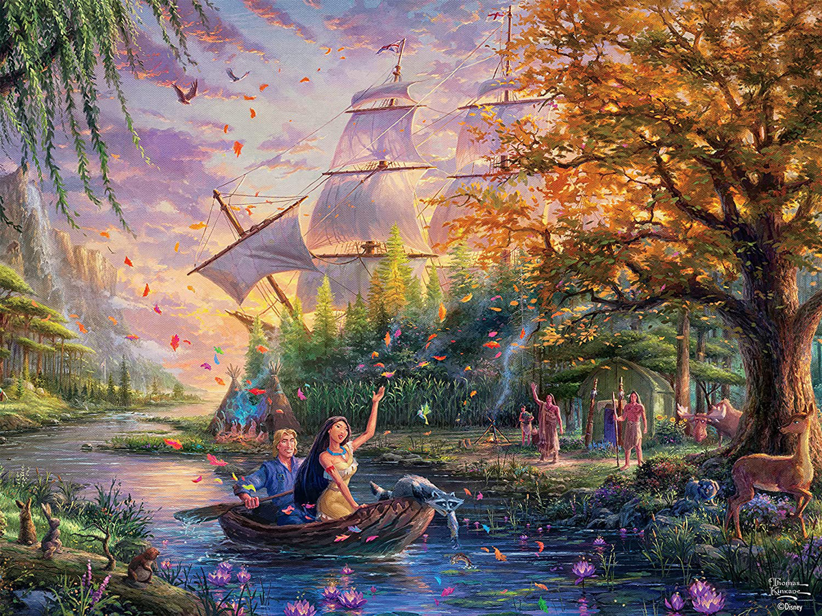 Thomas Kinkade Disney - Pocahontas Disney Jigsaw Puzzle