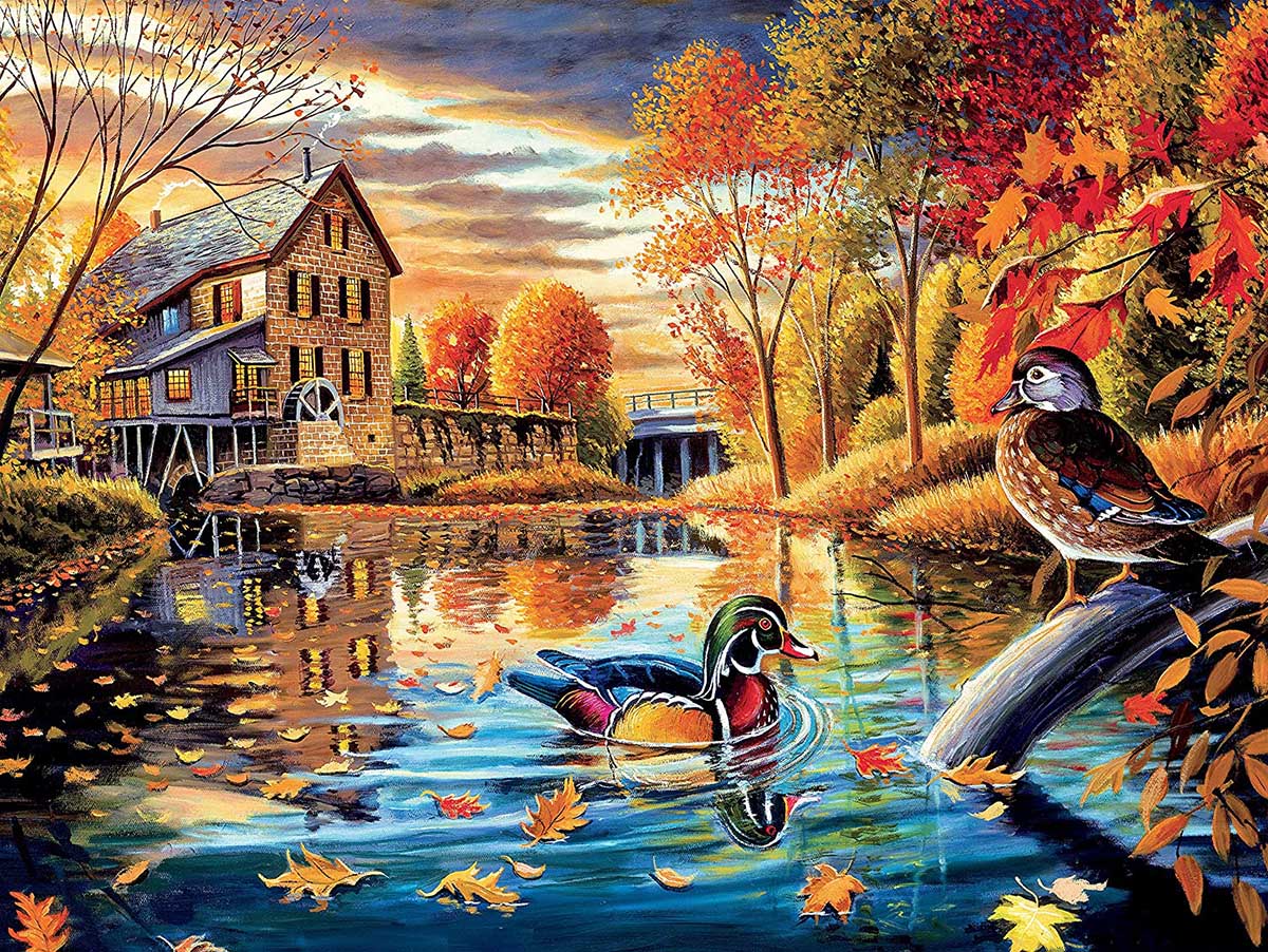 Mill Pond Woodies, 750 Pieces, Ceaco | Puzzle Warehouse