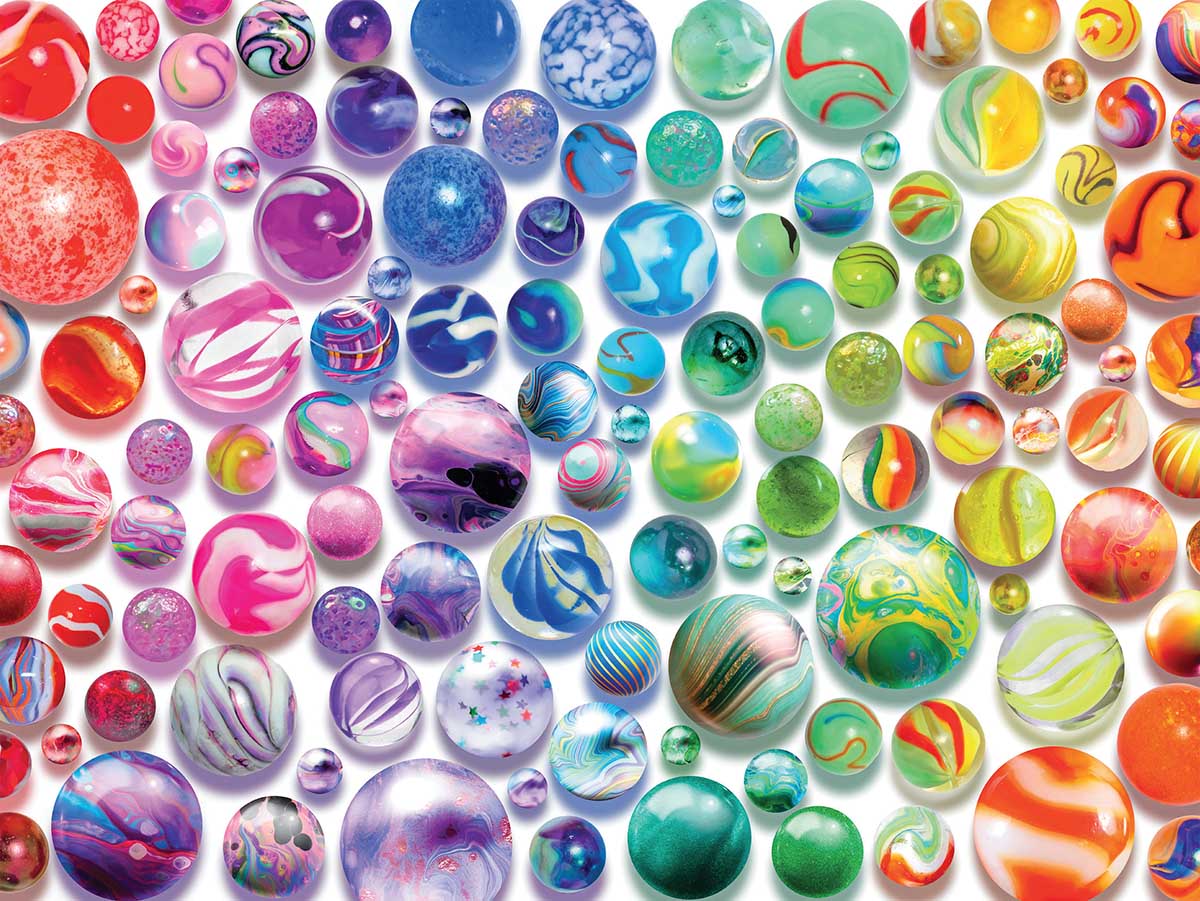 Marbles Collage Jigsaw Puzzle