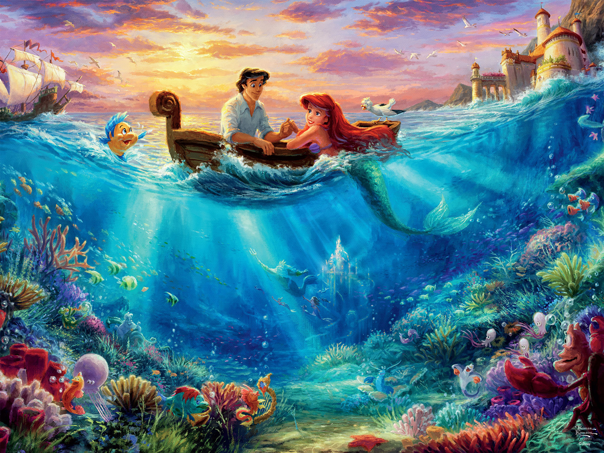 The Little Mermaid - Falling in Love Disney Jigsaw Puzzle