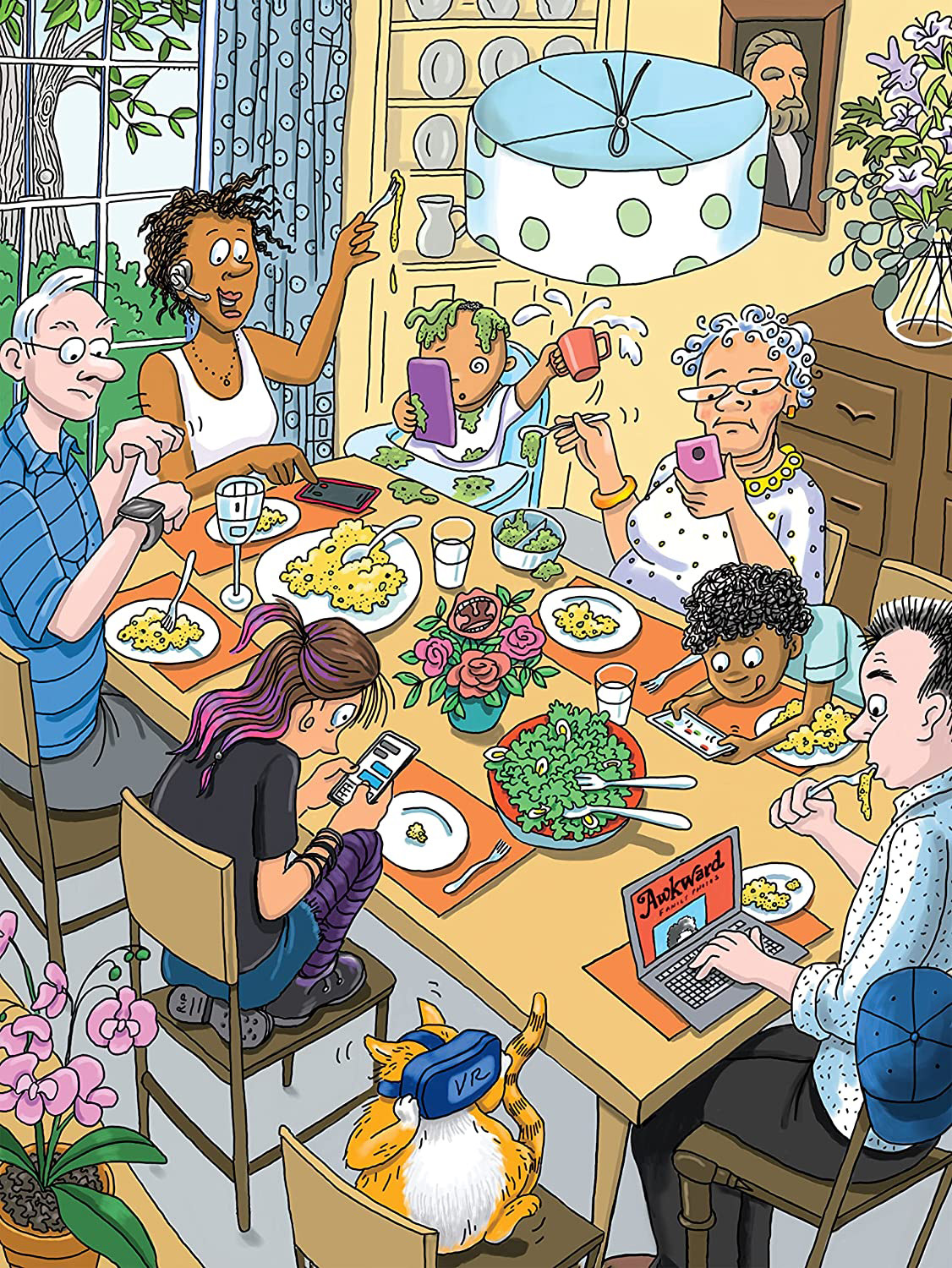 Search and Funny - Family Dinner Jigsaw Puzzle