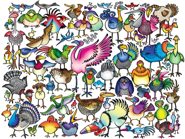 Animal Jam - Birds Galore Birds Jigsaw Puzzle