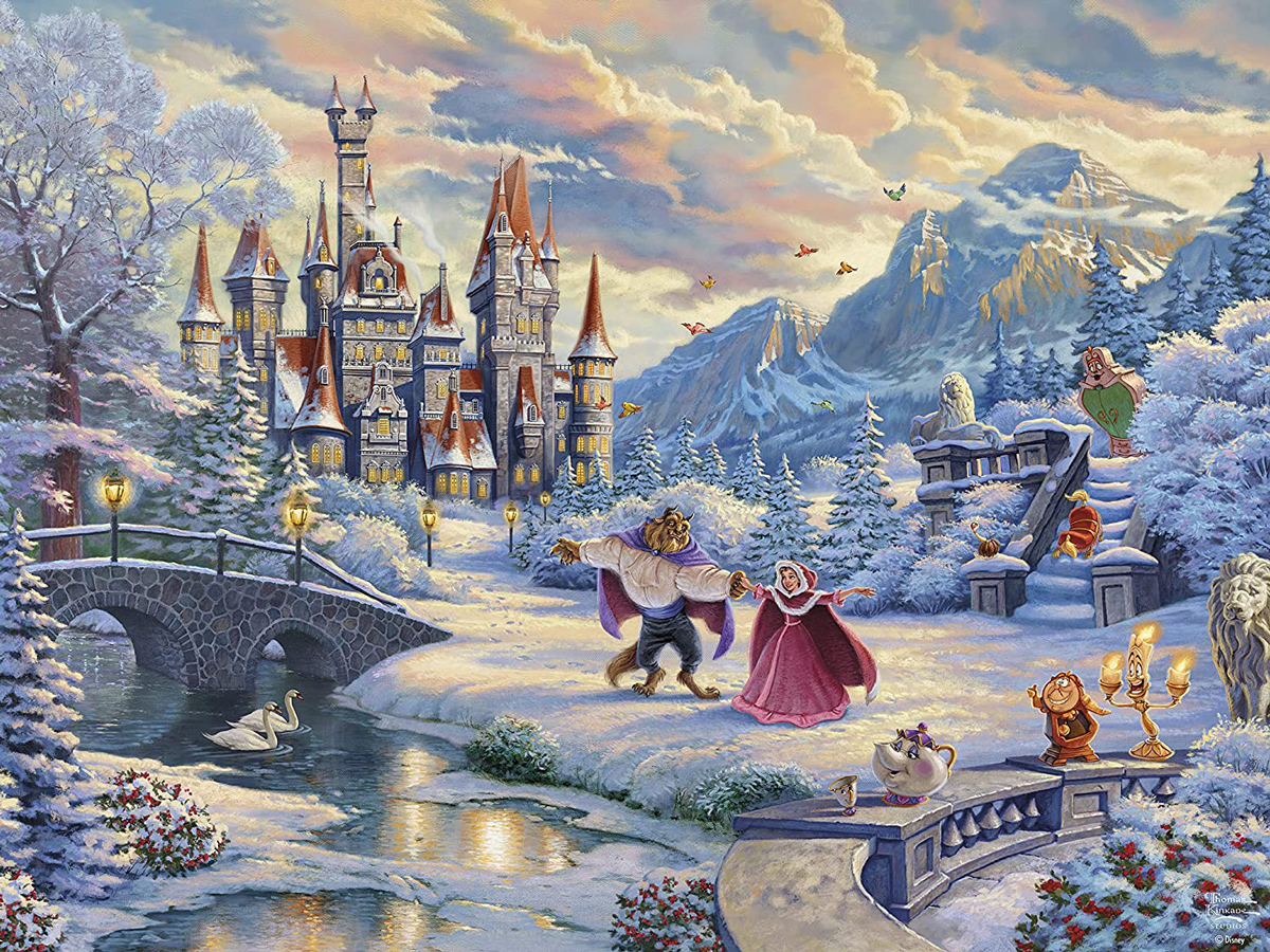 Beauty and the Beast Winter Enchantment Disney Princess Jigsaw Puzzle