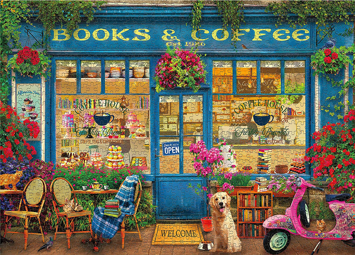 Shop Windows - Books and Coffee