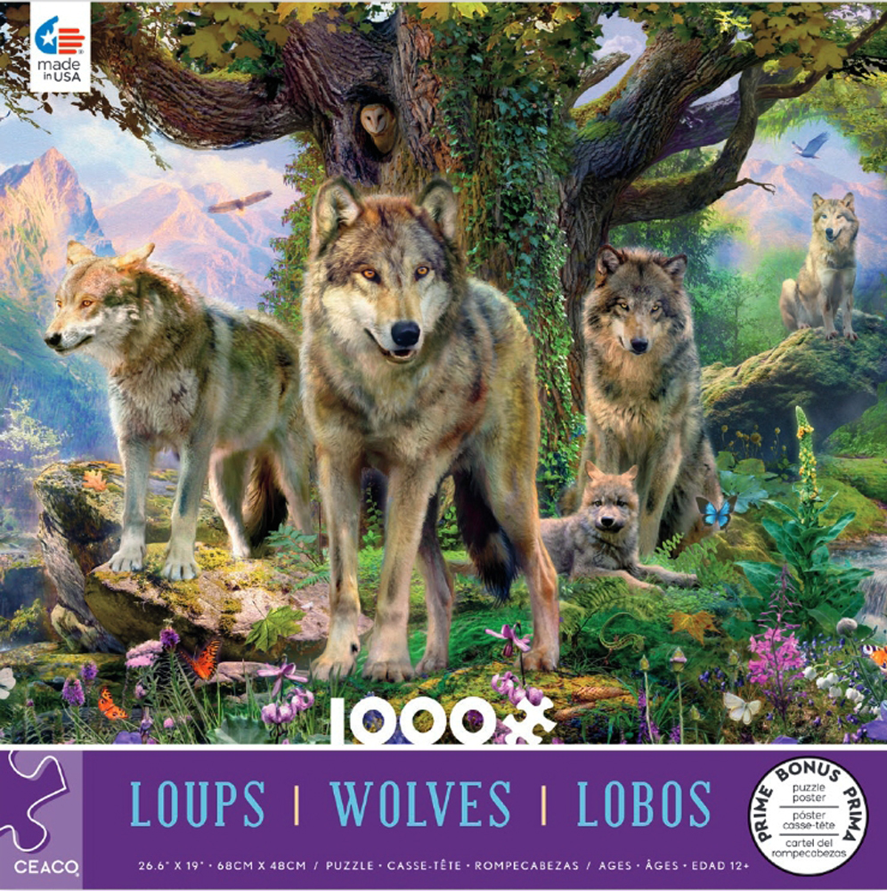 Pack of Wolves - Scratch and Dent Wolf Jigsaw Puzzle