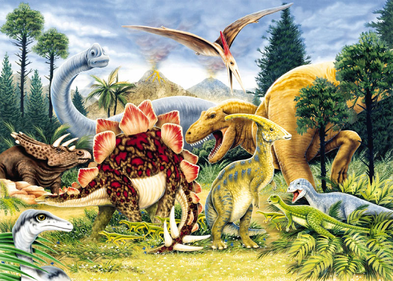 Dinosaurs 1 (2 Assorted) Dinosaurs Jigsaw Puzzle