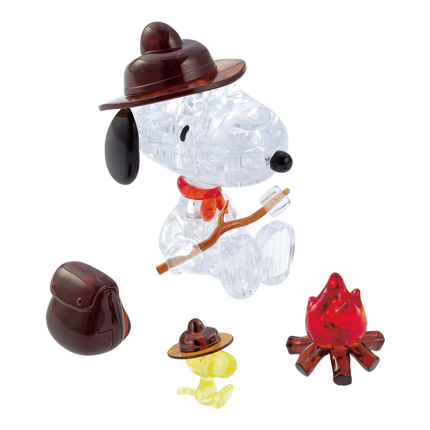 Snoopy Campfire 3D Crystal Puzzle Movies & TV 3D Puzzle