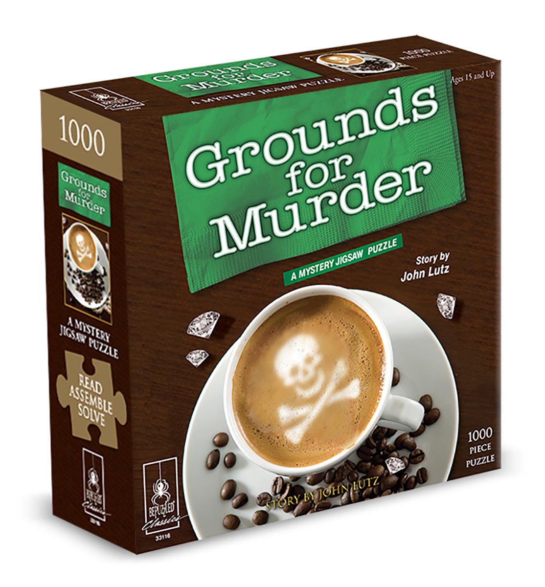 Grounds for Murder Food and Drink Jigsaw Puzzle